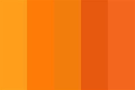 Rust Oranges Color Palette