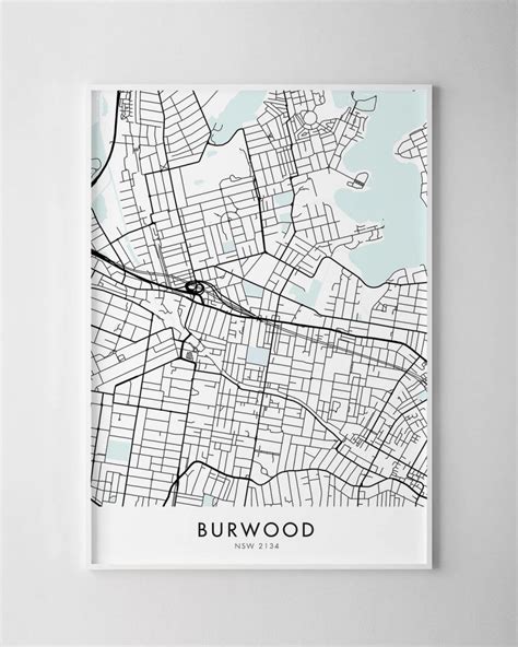 Sydney – Burwood Map Print - Chelsea Chelsea