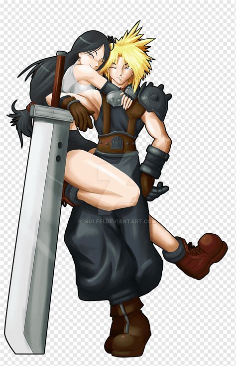 Final Fantasy Characters Cloud And Tifa