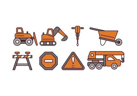 Construction Vector Icons 163629 Vector Art at Vecteezy