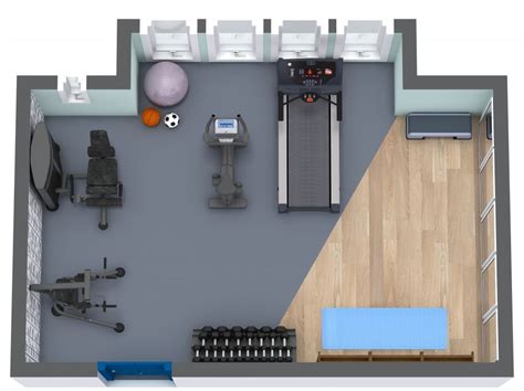 Home Gym Floor Plan Examples