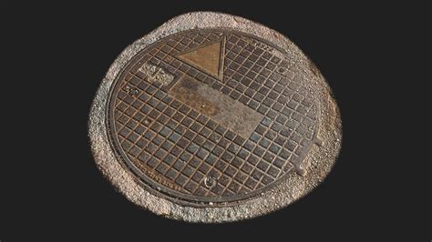 Man Hole Cover 02 3D model | CGTrader