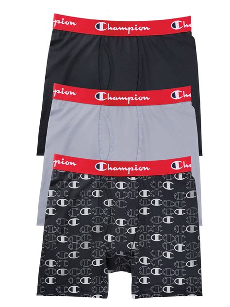 Champion Men's Athletics Everyday Active Lightweight Stretch Boxer Brief, 3 Pack - Walmart.com