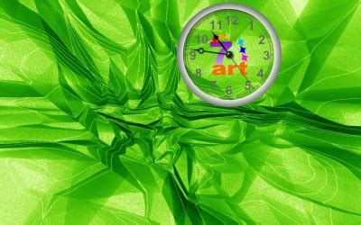 Picture 7art Spicy Crystal Clock ScreenSaver