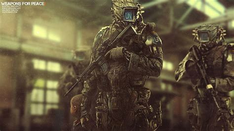 HD wallpaper: Soldiers, Weapons, Machine, Fighter, Male, Military, Army ...