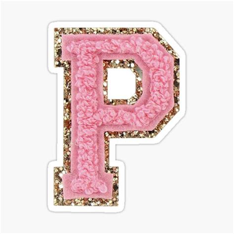 Preppy Pink Varsity Letter P Sticker by ktp100 in 2021 | Varsity letter, Preppy wallpaper ...