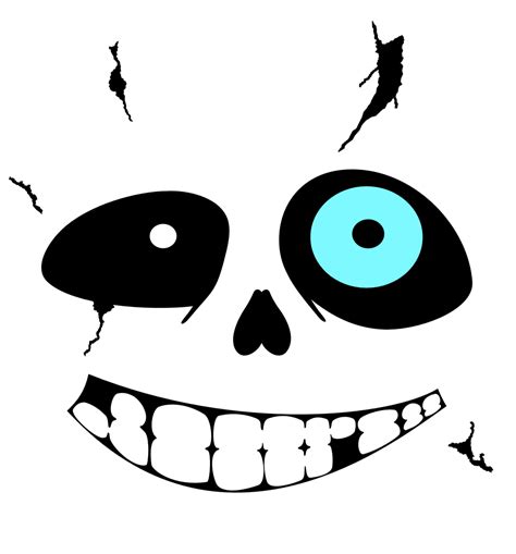 Sans' Face by Tatzer on DeviantArt