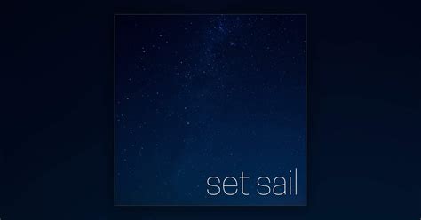 Set Sail