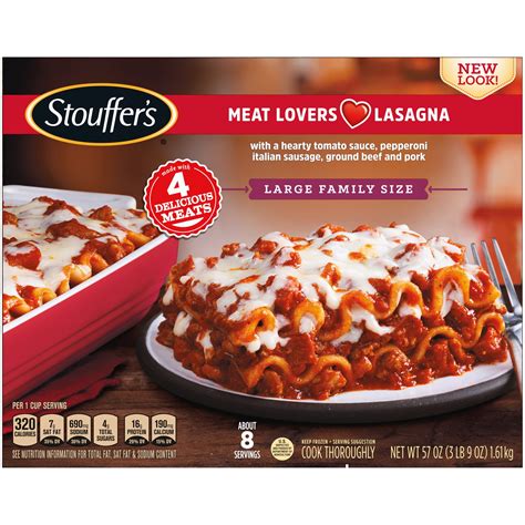 STOUFFER'S CLASSICS Meat Lovers Lasagna Large Family Size Frozen Meal - Walmart.com - Walmart.com