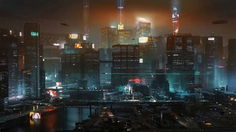 Cyberpunk 2077, Night, City, Concept Art, 4K, #3.2258 Wallpaper PC Desktop