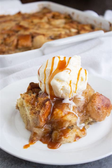 Easy Apple Pie Bread Pudding - Coco and Ash