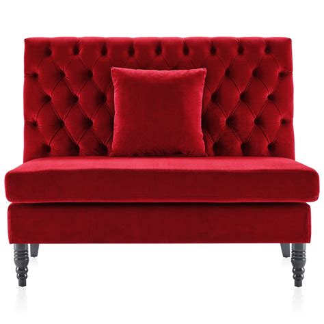 High Back Loveseat Bench / Add a touch of elegance to your room with this belleze love seat bench.