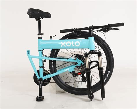 XOLO Folding Mountain Bikes (Cobalt Blue)