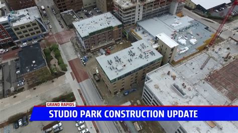 Construction update on Studio Park in Grand Rapids