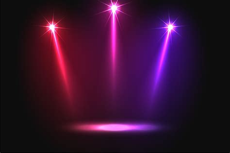 Free Vector | Music party three vibrant falling focus light background