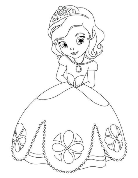 Princess Sofia Coloring Pages | Páginas para colorear de princesa ...