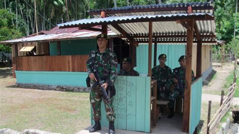 TNI Post Set Up Following Papua Soldiers Illegal Entry into RI - Global ...