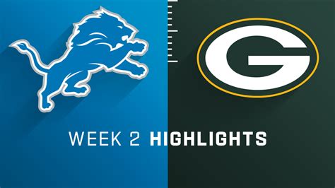 Detroit Lions vs. Green Bay Packers highlights | Week 2