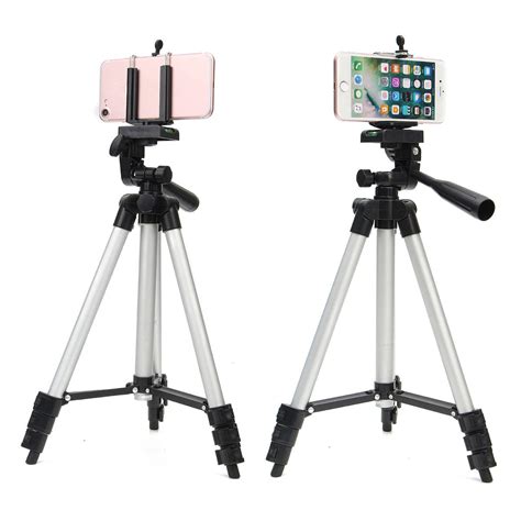 bakeey professional camera adjustable tripod stand holder live selfie stick for iphone 8 plus x ...