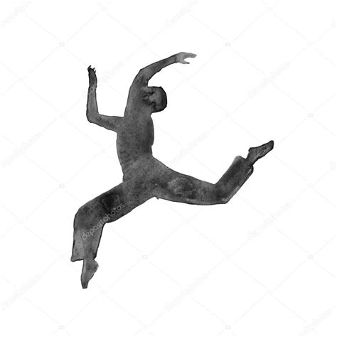 Male Ballet Dancer Leap Silhouette