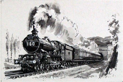 old steam trains pencil drawings | Старые поезда, Поезд, Паровоз