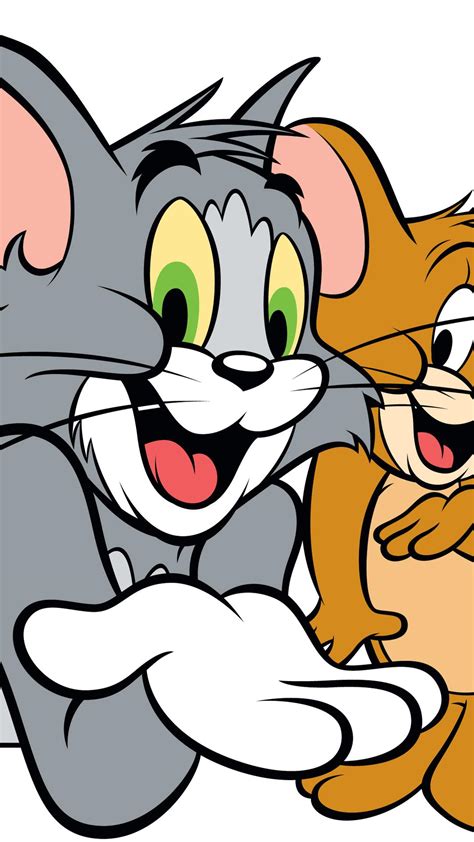 Tom and Jerry with smile on face - Happy moment Wallpaper Download 1080x1920