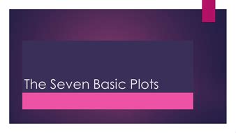 The Seven Basic Plots | Teaching Resources