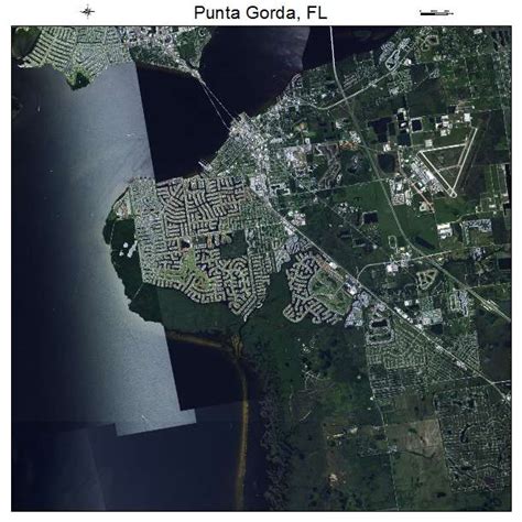 Aerial Photography Map of Punta Gorda, FL Florida