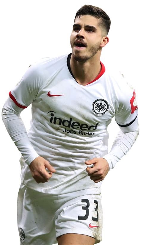 André Silva Eintracht Frankfurt football render - FootyRenders