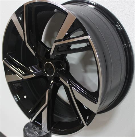 20 Inch Audi RS Style Rims Black Machined Wheels | Elite Custom Rims