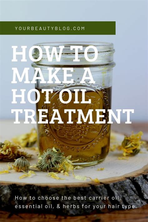 Homemade Hot Oil Treatment for Hair | Herbalism, Diy herbal remedies, Herbal remedies