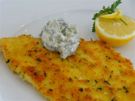 Fillet of Sole in Breadcrumbs with Remoulade Sauce