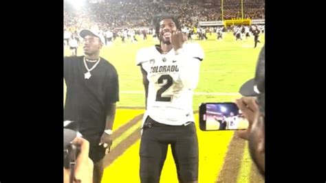 Shedeur Sanders taunts Arizona State students after clutch win