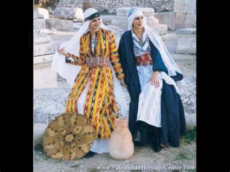 Palestinian traditional costumes (Canaanites Heritage) - YouTube