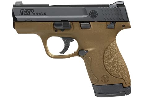 Smith & Wesson MP9 Shield 9mm Flat Dark Earth (FDE) with Thumb Safety for Sale Online | Vance ...