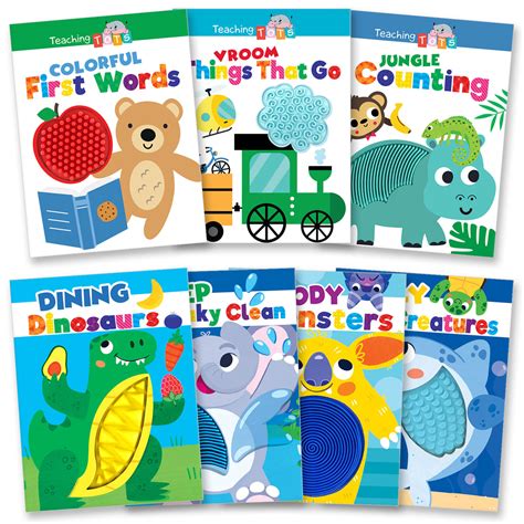 Sensory Silicone Touch and Feel Board Books Collection (Set of 7 ...