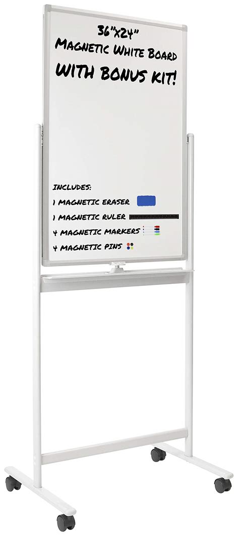 Buy -It! Mobile Dry Erase Whiteboard - Rolling White Board with Casters ...