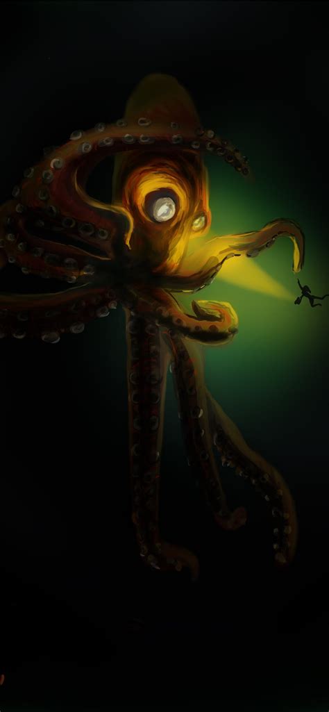 giant squid iPhone Wallpapers Free Download