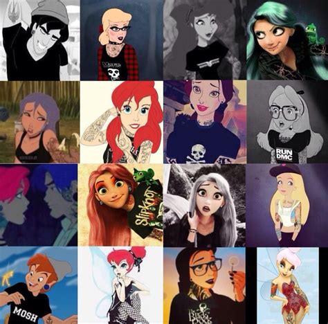 25+ bästa Emo disney characters idéerna på Pinterest | Punk Disney ...