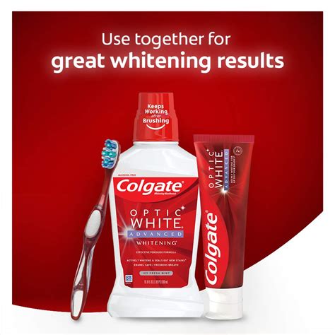 Colgate Optic White Advanced Teeth Whitening Toothpaste – Bold-Products ...