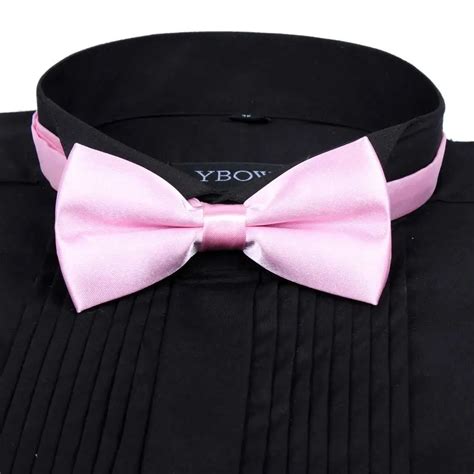 Aliexpress.com : Buy Women's Accessories Pink Butterfly Knot Girls bow tie polyester silk ...