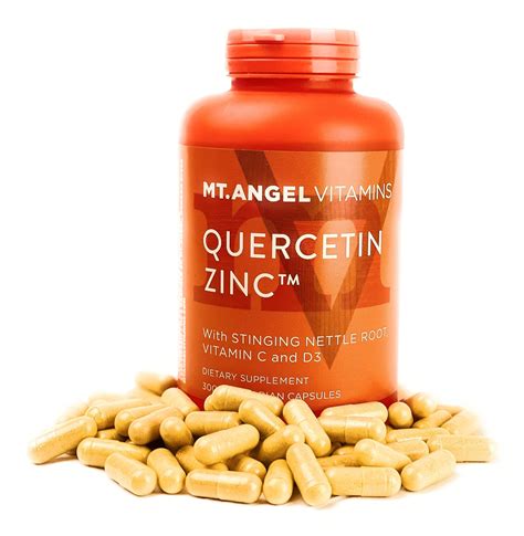 Quercetin Zinc - 300 Vegetarian Capsules by Mt. Angel Vitamin Company ...