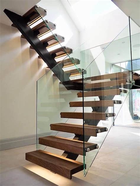 Glass Stair Balustrade, Concrete Staircase, Staircase Handrail ...