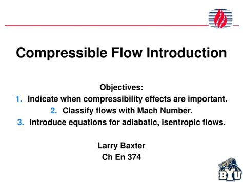 PPT - Compressible Flow Introduction PowerPoint Presentation, free ...