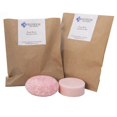 Redeem Soap Company Fresh Berry Shampoo Bar and Conditioner Bar - Walmart.com - Walmart.com