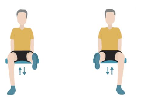 Seated Leg Exercises For Seniors With Pictures | Elcho Table