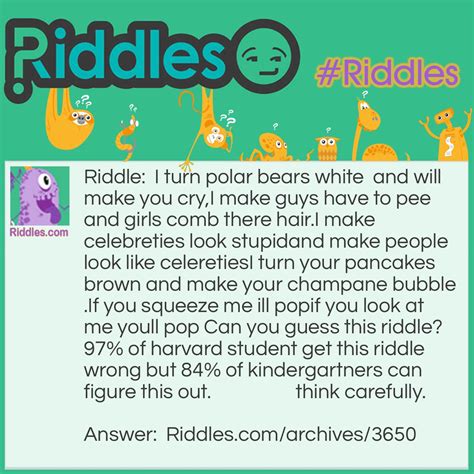 I Turn Polar Bears White - Riddles.com