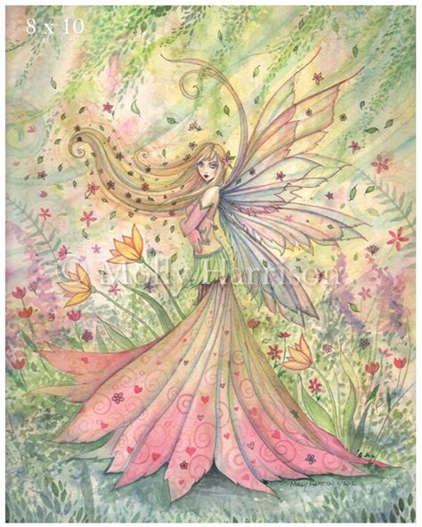 Fairy Print Summer Archival Fine Art Giclee Print Fairy | Etsy