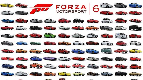 FORZA 6 All Cars Car List