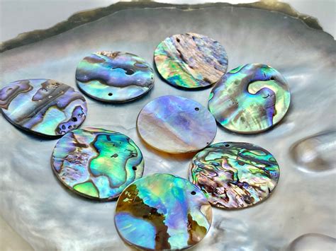 Circle abalone mother of pearl , SKU# M763